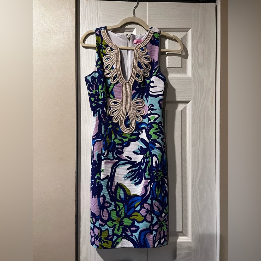 Floral Sleeveless Dress - Multicolor